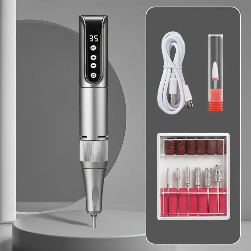 Perceuse Ongles Sans Fil 35 000 RPM – Pose Gel Pro – photo 13