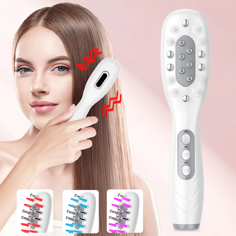 Brosse EMS Cuir Chevelu LED – Soin & Repousse - vue 7