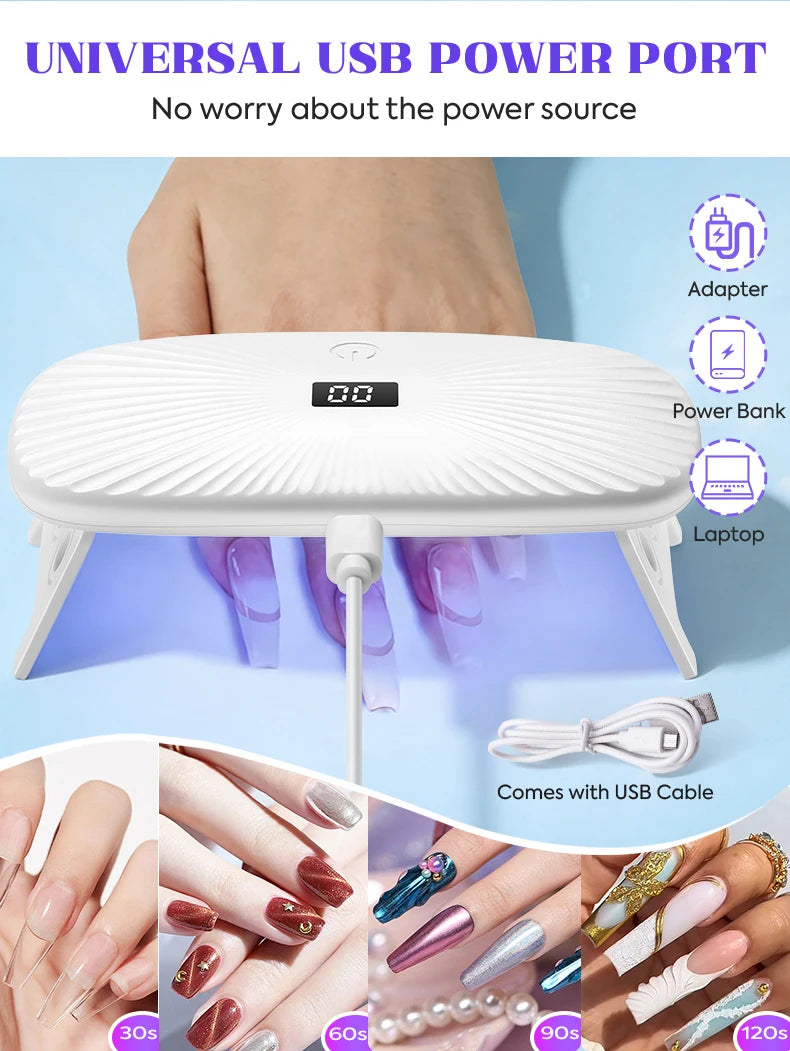 Lampe UV Ongles 2-en-1 – Séchage Rapide & Pro – photo 11