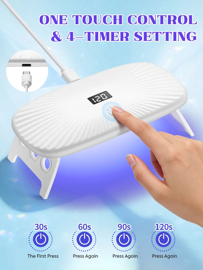 Lampe UV Ongles 2-en-1 – Séchage Rapide & Pro – photo 9