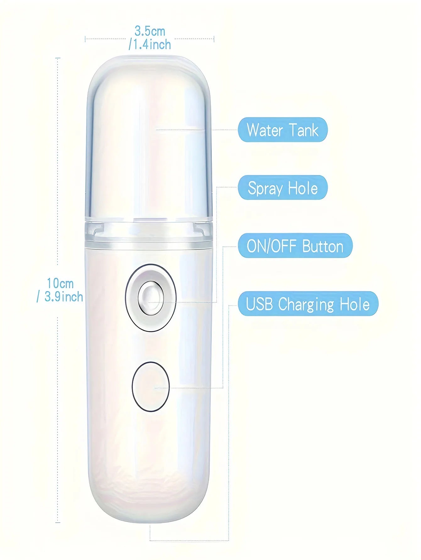 Vaporisateur Facial USB – Hydratation Instantanée