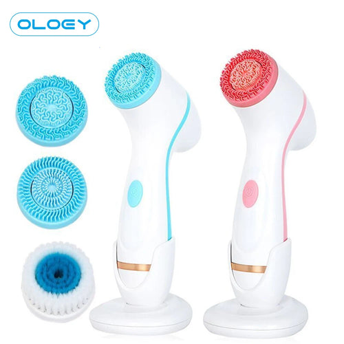 Brosse Visage 3-en-1 – Nettoyage Profond & Éclat