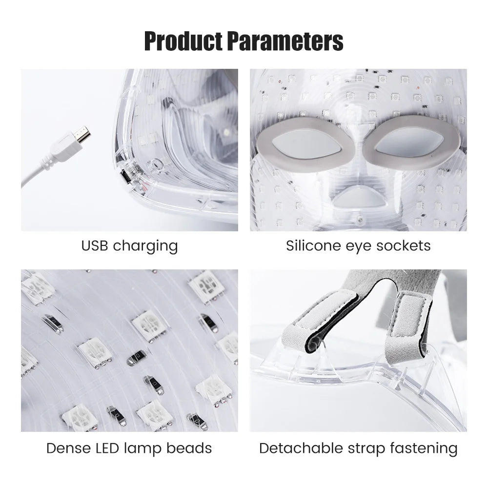 Masque LED 7 Couleurs – Peau Parfaite à Domicile – photo 14