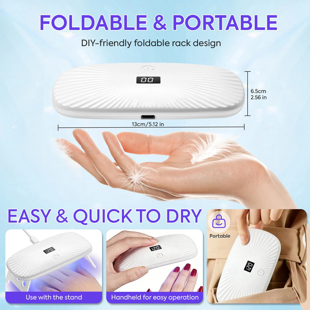 Lampe UV Ongles 2-en-1 – Séchage Rapide & Pro – photo 6