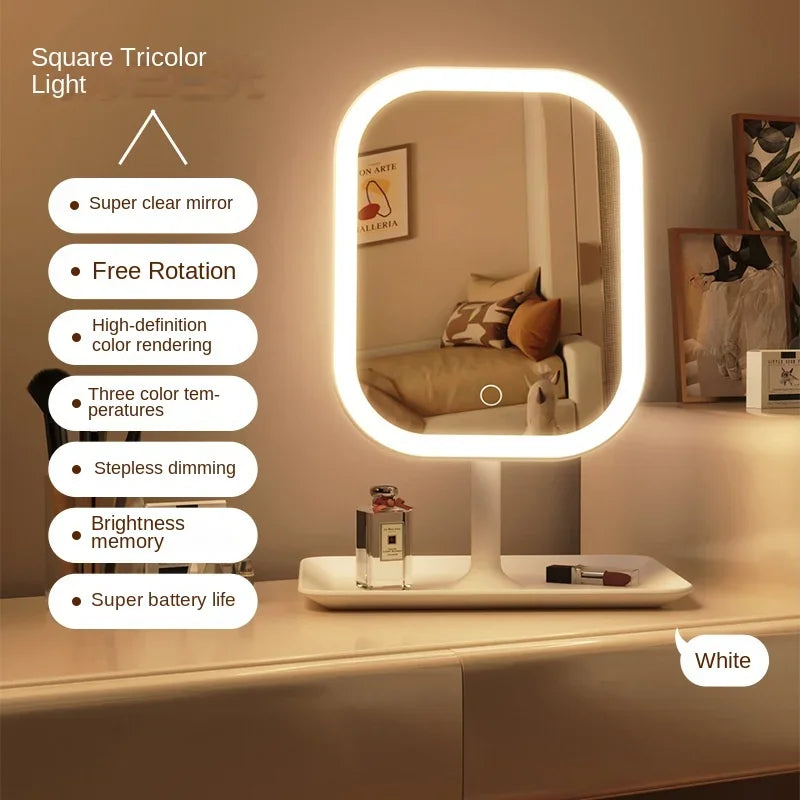 Miroir LED Tricolore – Maquillage Parfait en Toute Lumière – photo 15