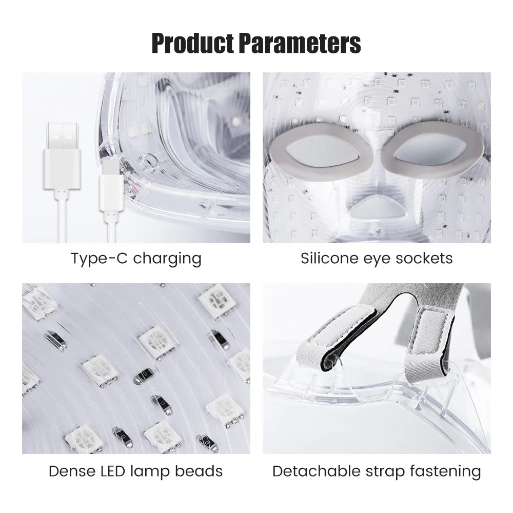 Masque LED 7 Couleurs – Peau Parfaite à Domicile – photo 15