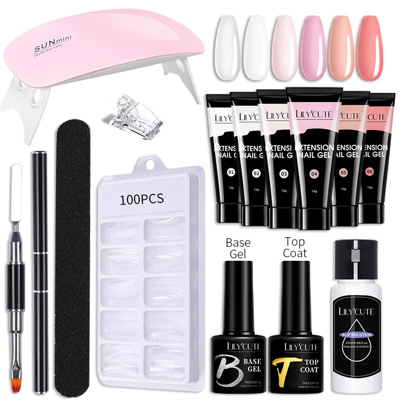 Kit Manucure Gel Complet – Ongles Pro à Domicile