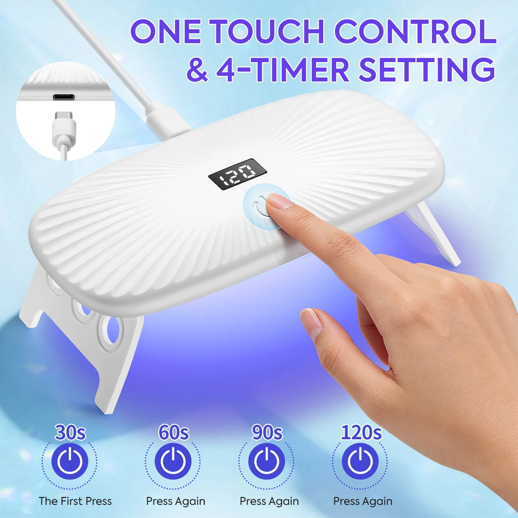 Lampe UV Ongles 2-en-1 – Séchage Rapide & Pro – photo 3