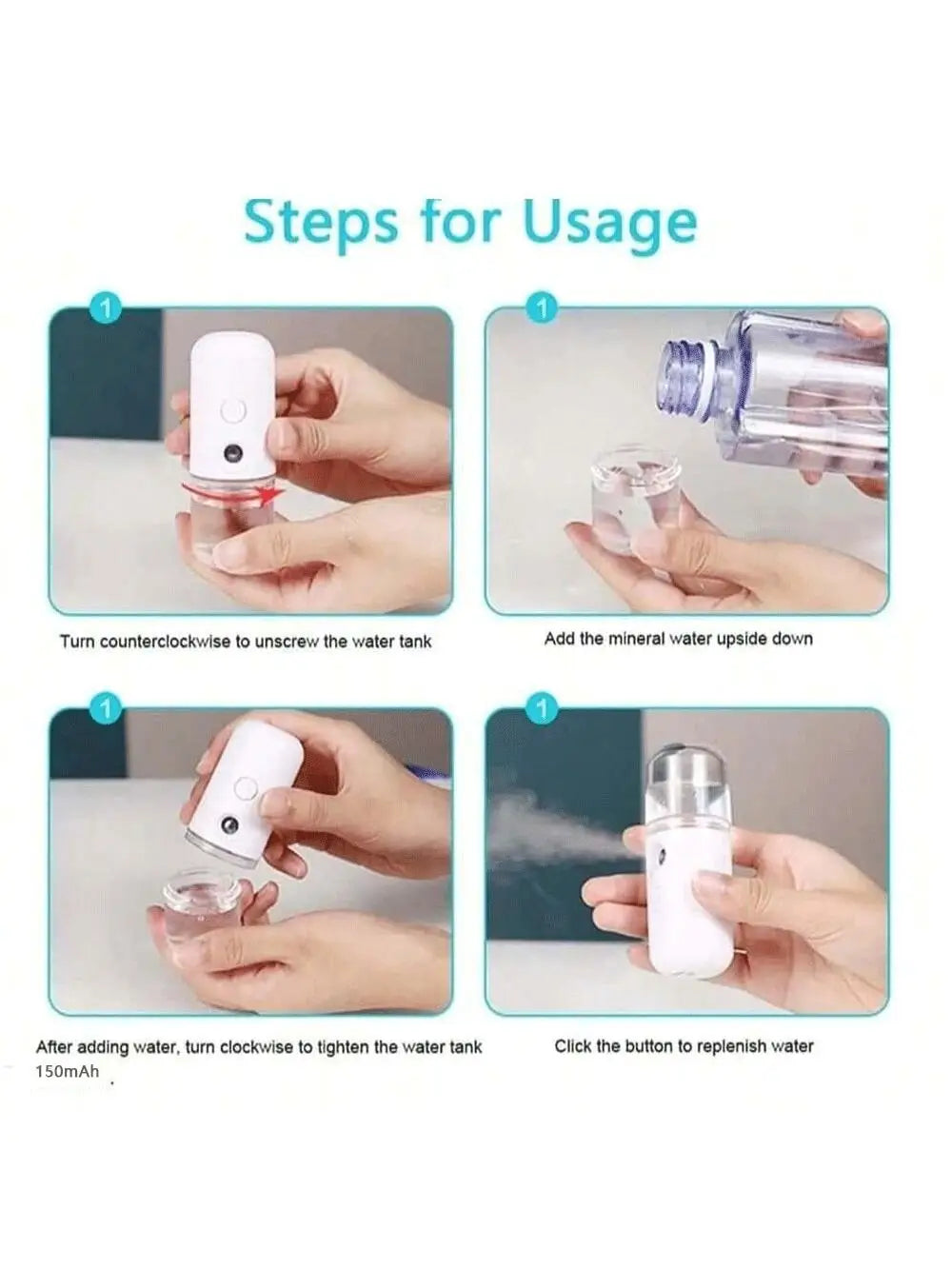 Vaporisateur Facial USB – Hydratation Instantanée – photo 8