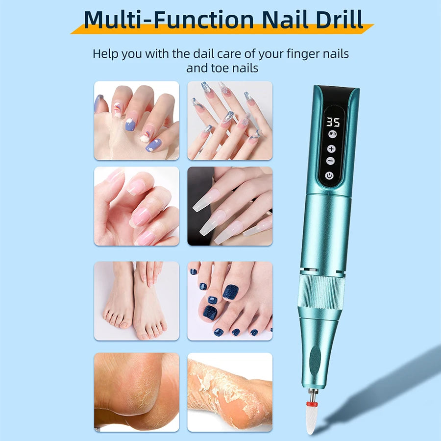 Perceuse Ongles Sans Fil 35 000 RPM – Pose Gel Pro – photo 9