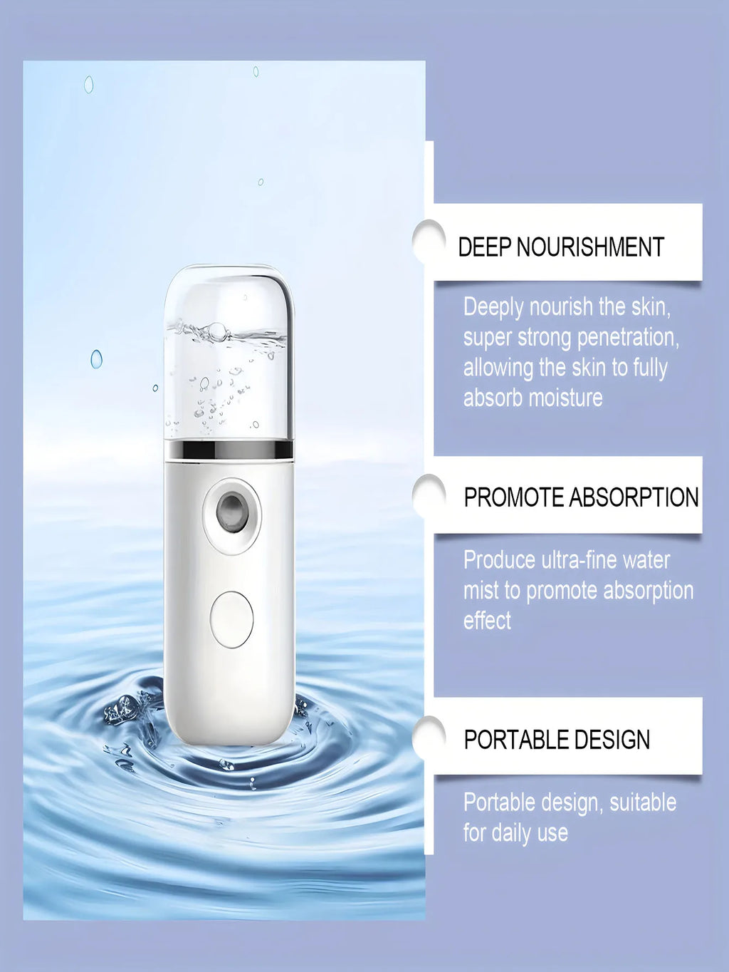 Vaporisateur Facial USB – Hydratation Instantanée – photo 6
