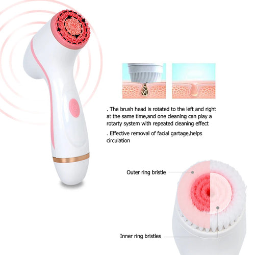 Brosse Visage 3-en-1 – Nettoyage Profond & Éclat - vue 2