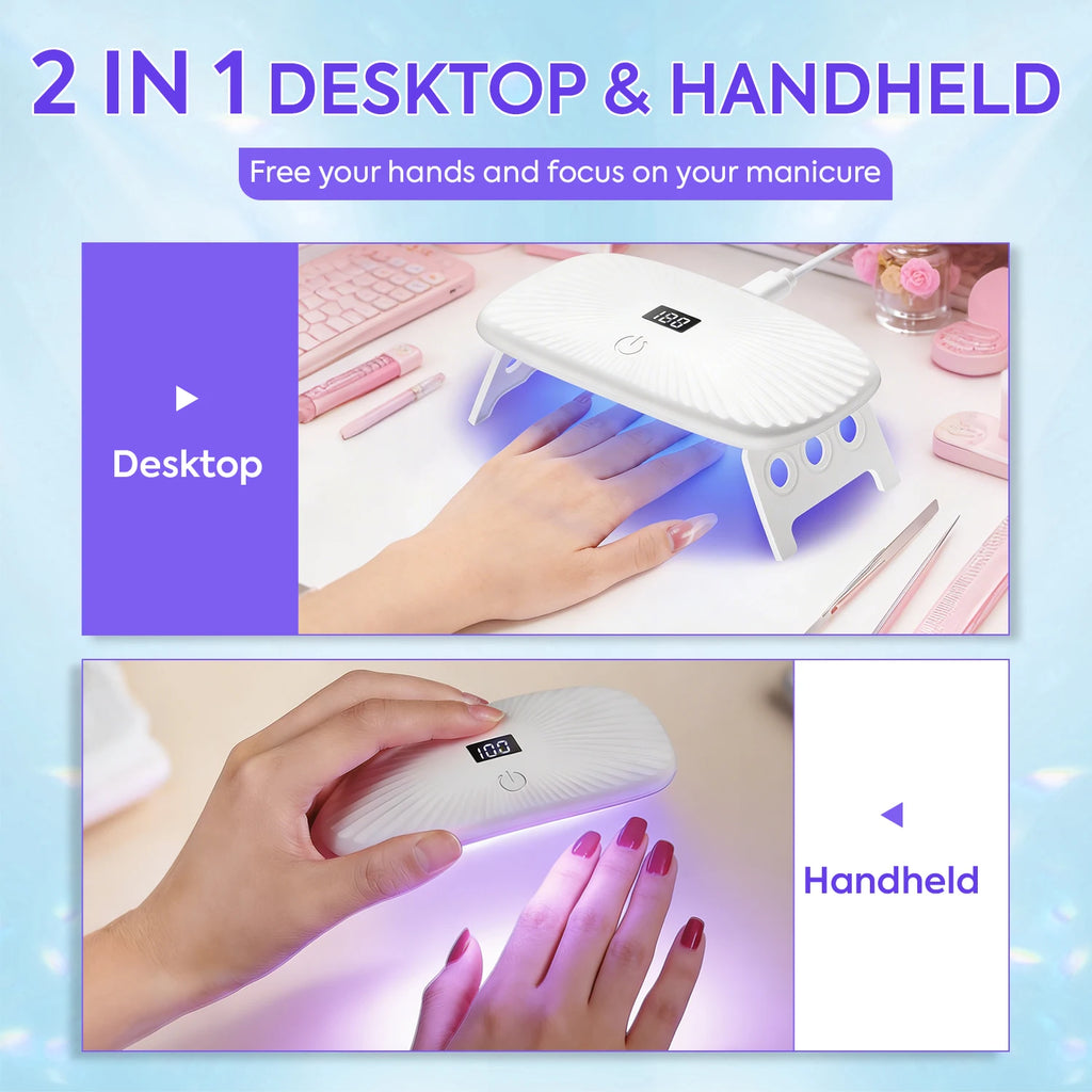 Lampe UV Ongles 2-en-1 – Séchage Rapide & Pro – photo 4