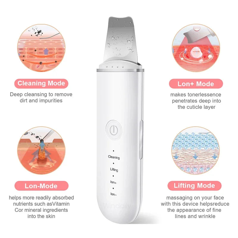 Spatule Ultrasonique – Pores Nets & Peau Purifiée – photo 2