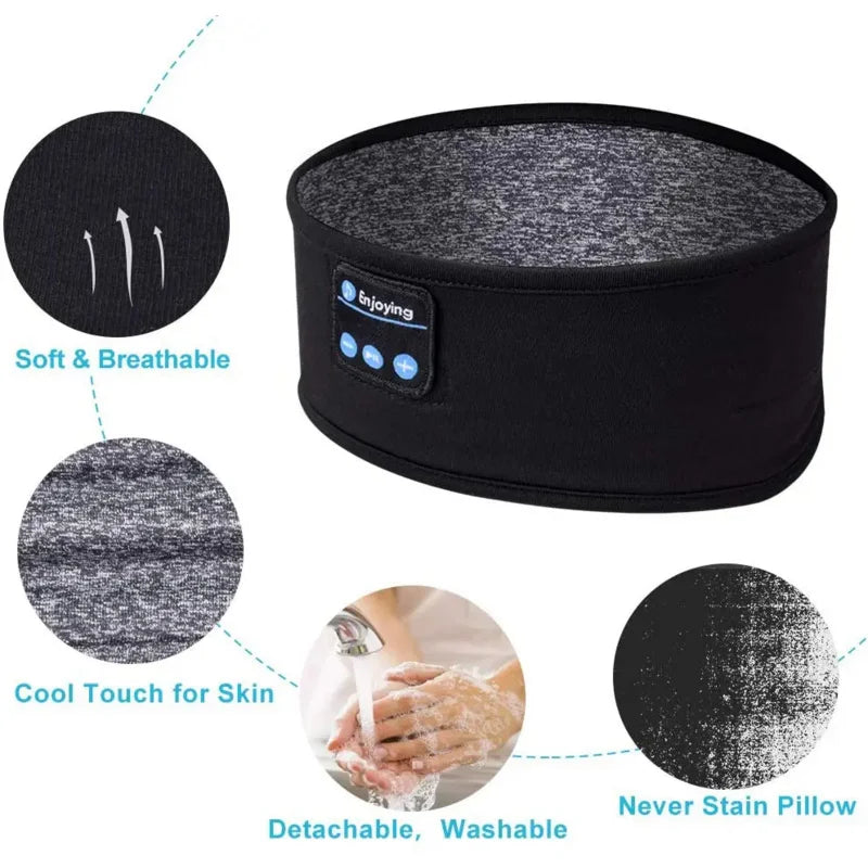 Masque Nuit Bluetooth – Sommeil & Musique Sans Fil – photo 5