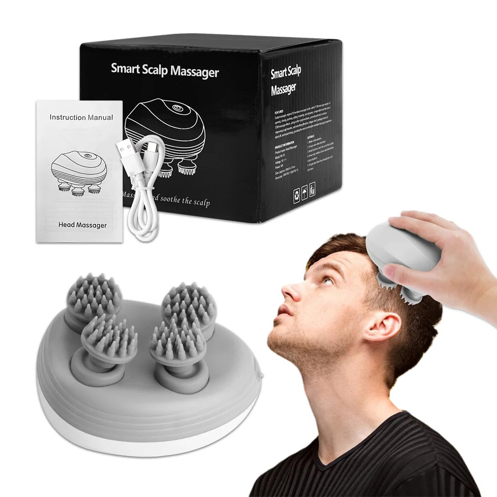 Masseur Cuir Chevelu – Stimule la Pousse des Cheveux