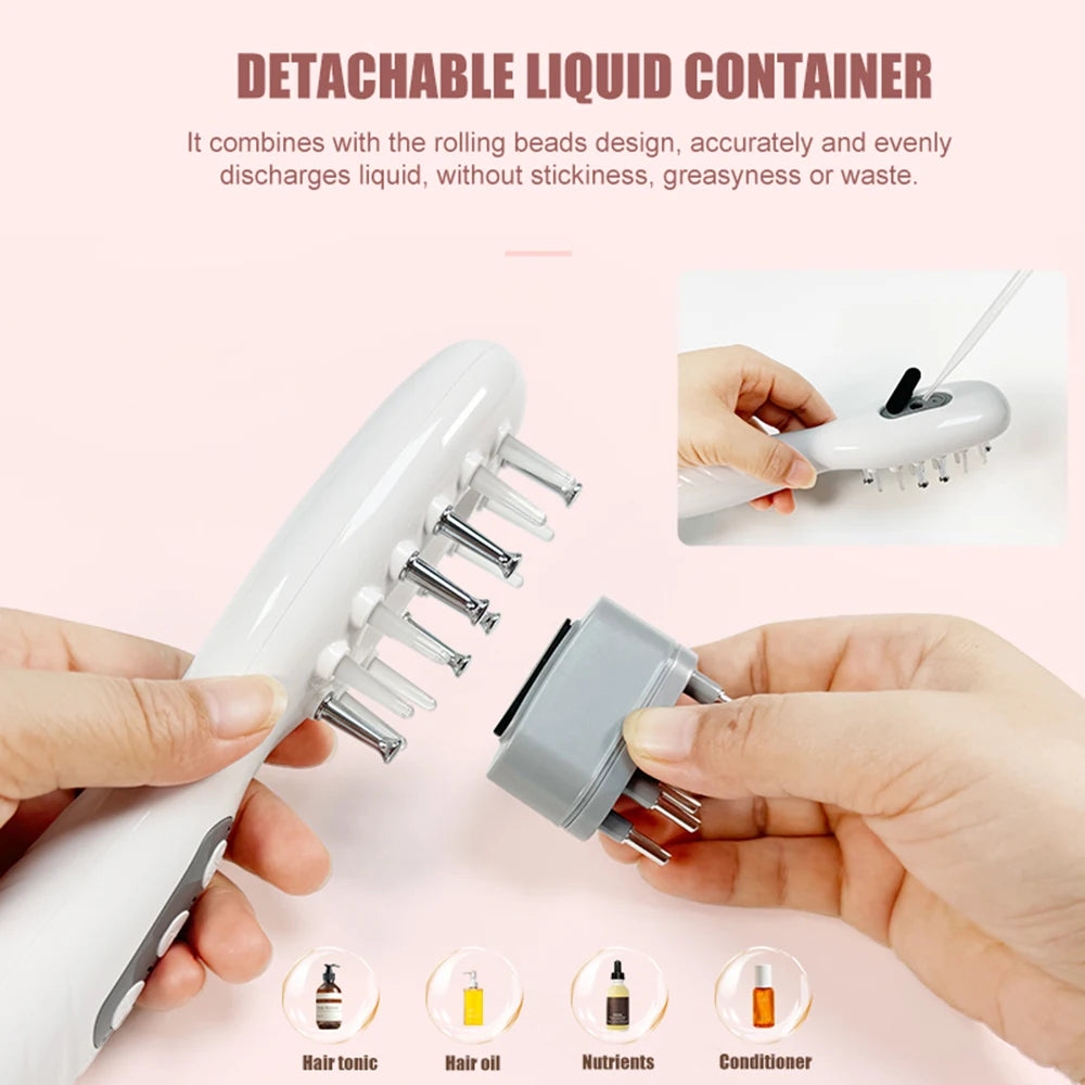 Brosse EMS Cuir Chevelu LED – Soin & Repousse - vue 2