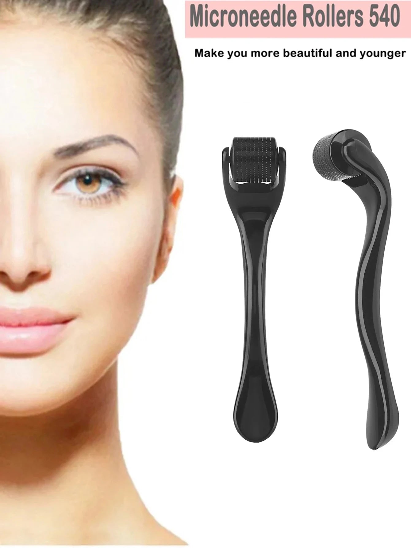 Derma Roller 540 Aiguilles – Anti-Cicatrices & Repousse