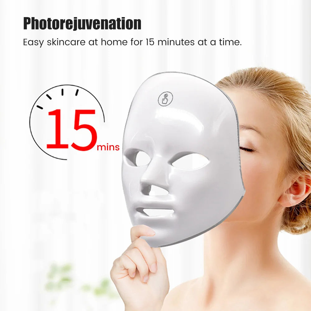 Masque LED 7 Couleurs – Peau Parfaite à Domicile – photo 4